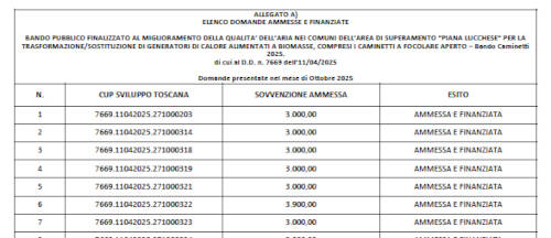 Bando 2025 - Graduatoria ottobre 2025