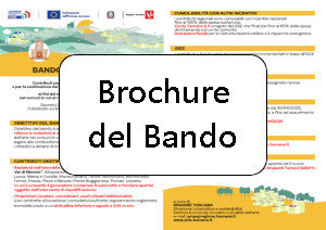 Bando Caminetti 2025 - Brochure