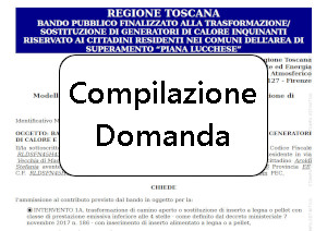 Bando Caminetti 2025 - Compilazione Domanda