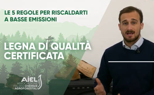 Scaldarsi a basse emissioni: Legna di qualit certificata