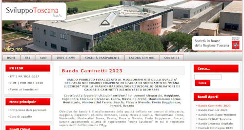 Aprile 2024 - Situazione Bando caminetti 2023