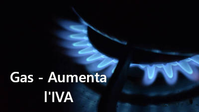 Aumento IVA sul Gas